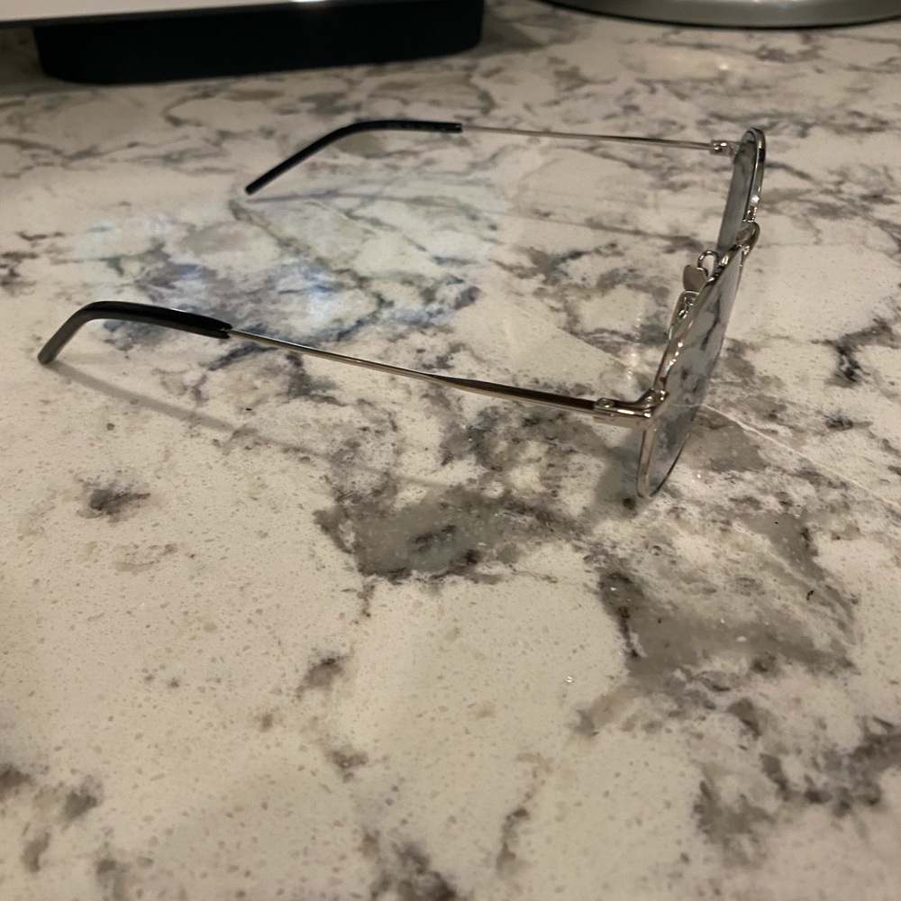 SAINT LAURENT Silver Mirror Sunglasses - Picture 7 of 8